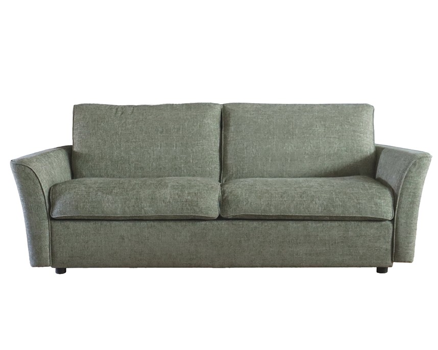 CELINE Bäddsoffa 3-sits Tyg Milan Grön