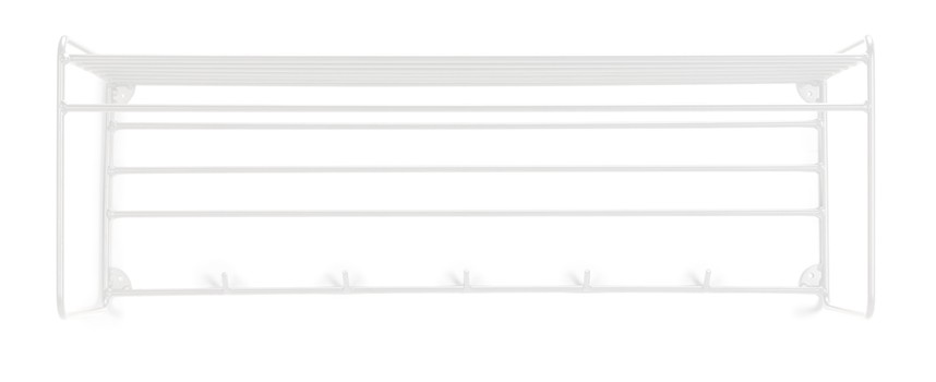 MOOD Hatthylla Metall Vit Pulverlackad