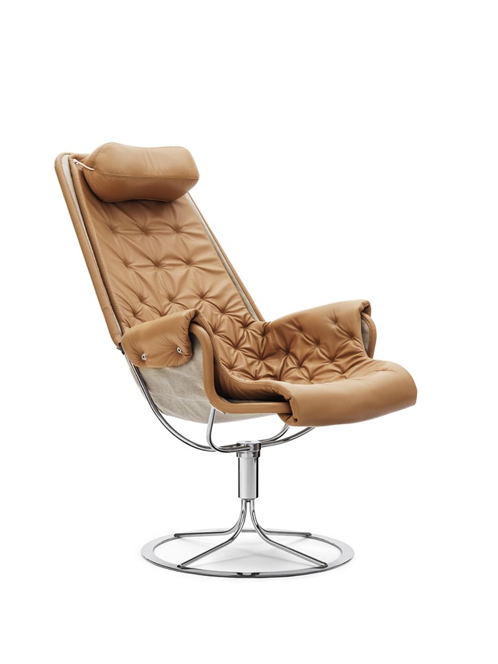 JETSON Fåtölj Läder Naturale Camel