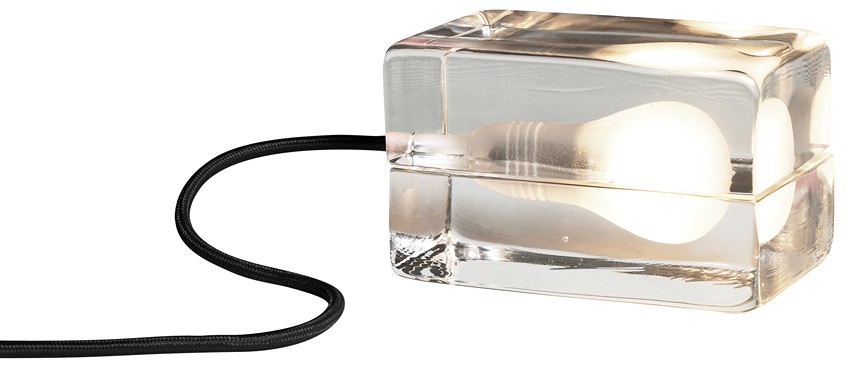 BLOCK Bordslampa Glas