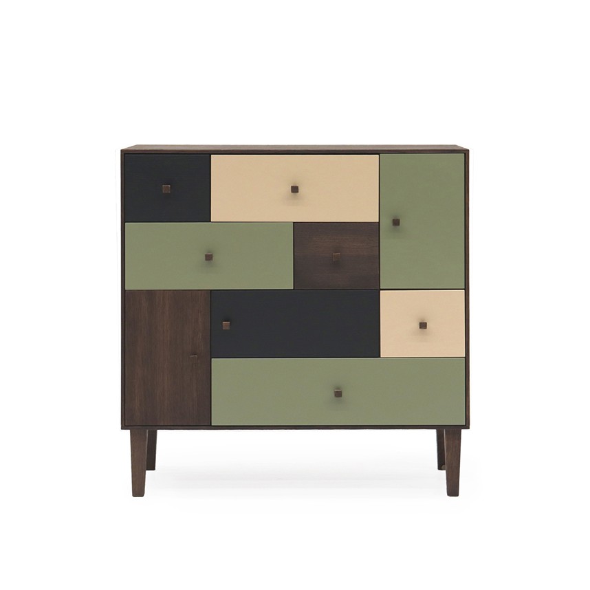 SENSE Byrå Ek/ekfanér Brunoljad Lackad