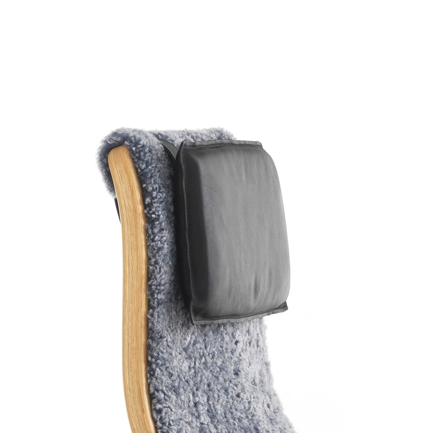 LAMINO NACKKUDDE Laminofåtöljer Tärnsjöläder Svart 8175