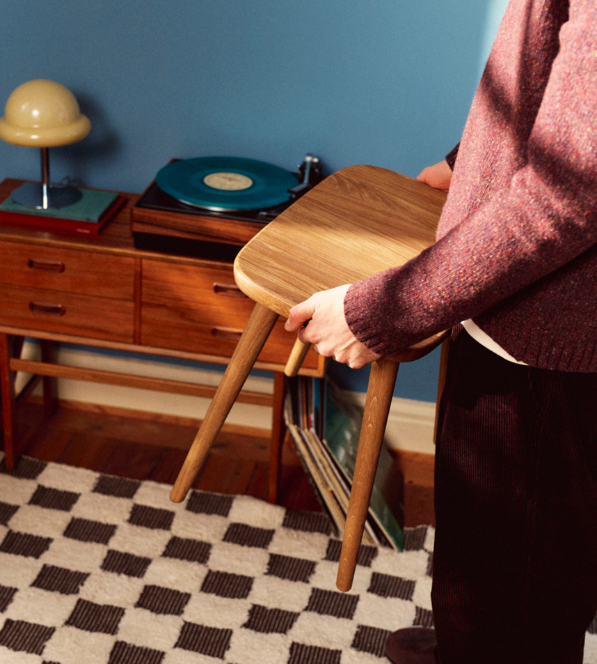 PALLE Pall Massiv Ek Naturell Olja