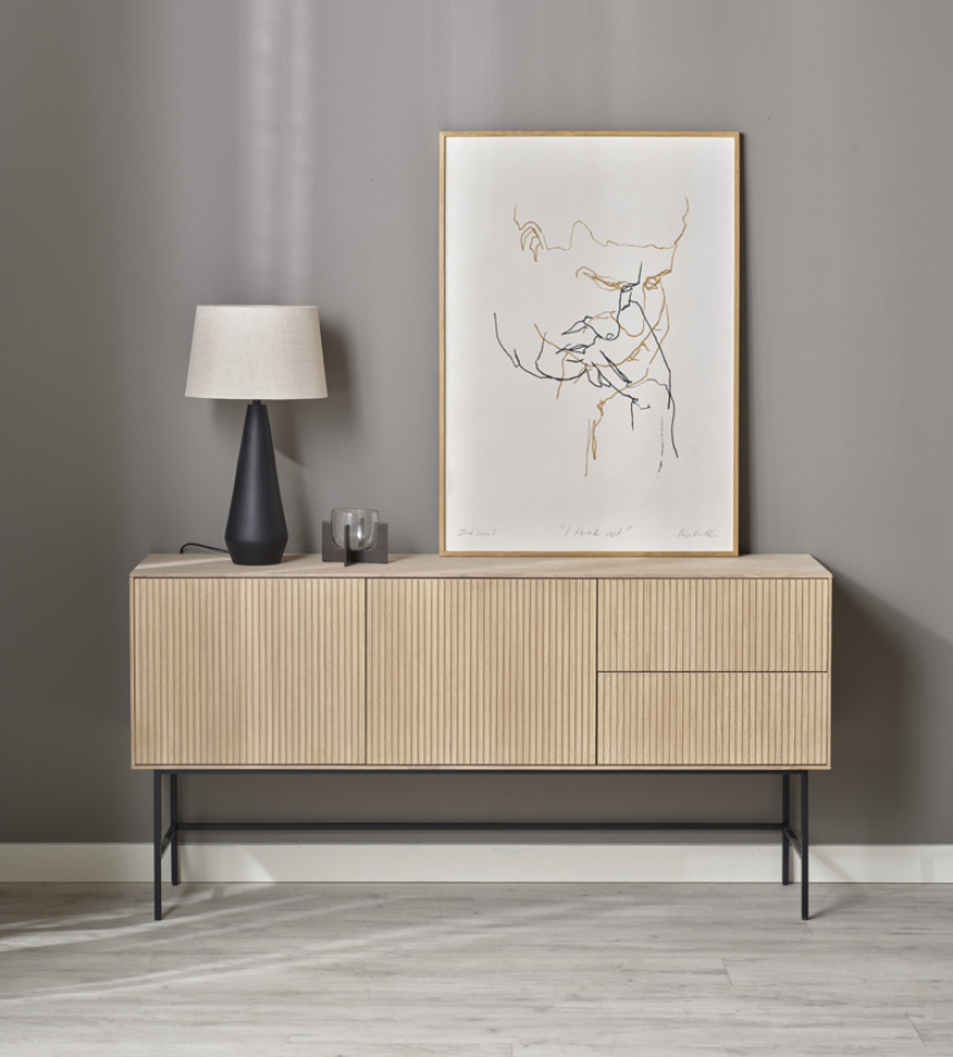 ELMA Sideboard Ekfanér Vitoljad