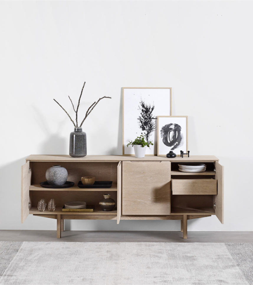 SM306 Sideboard Ekfanér Vitoljad