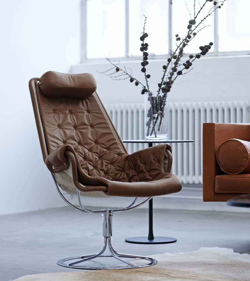 JETSON Fåtölj Läder Classic Soft Brun