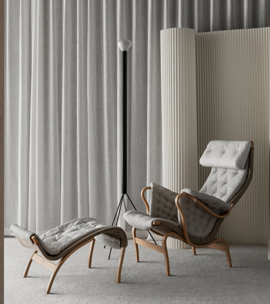 PERNILLA 69 Pall Tyg Flax Natur