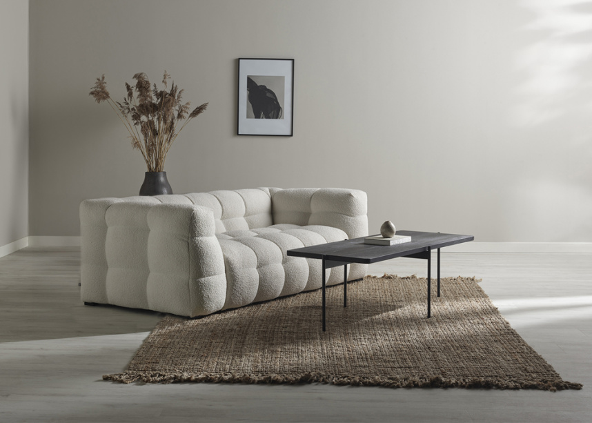 CREAM Soffa 2-sits Tyg Ascot Natur