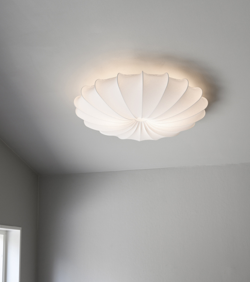 ANNA Plafond Jersey Vit. Ø 80 cm