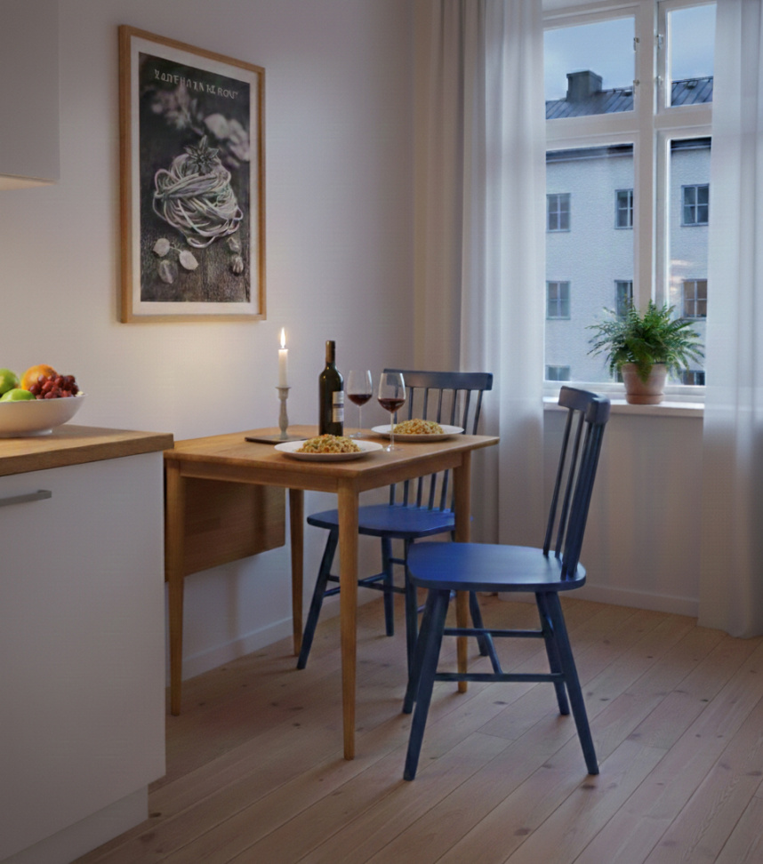 SALVIA Klaffbord Ek Oljad