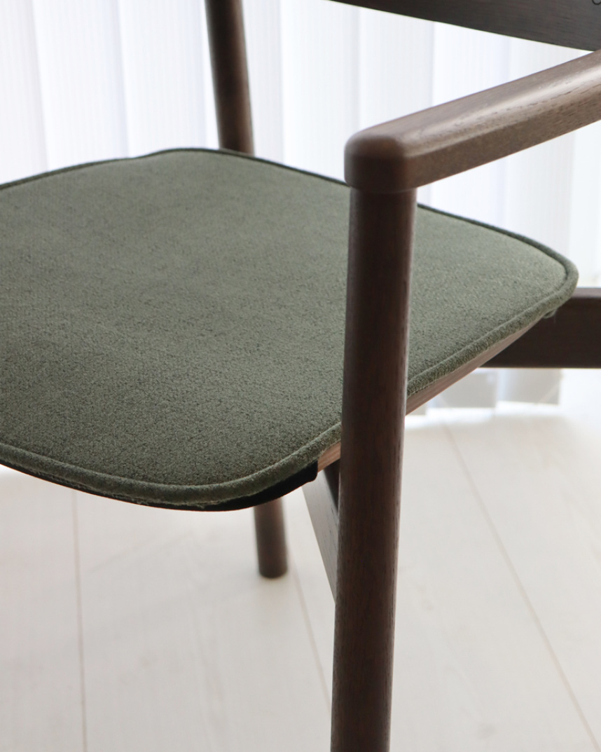 842 Stolsdyna Tyg Member 162 Grön