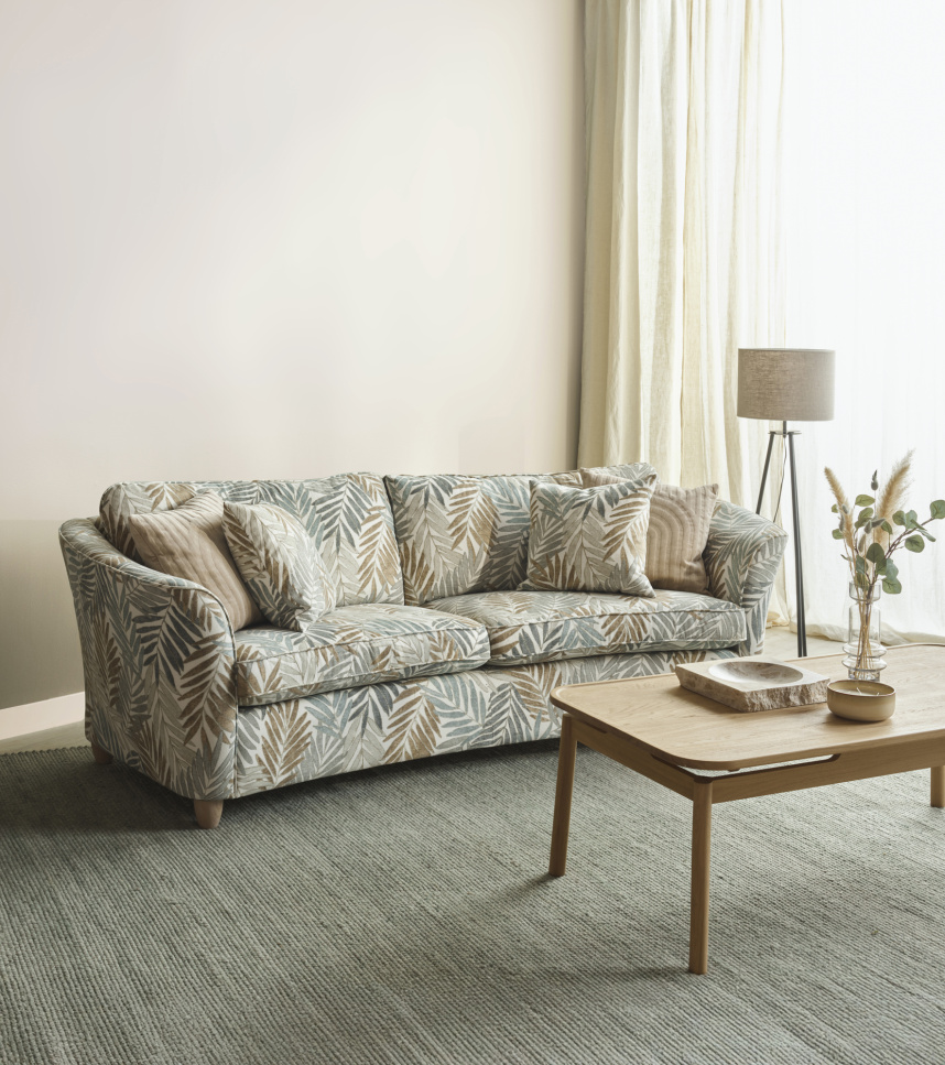 ZOEY Soffa 3-sits Tyg Samora Tundra