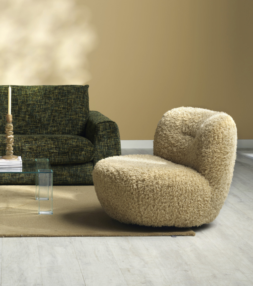 BRONX Fåtölj Plush Fårskinnsimitation