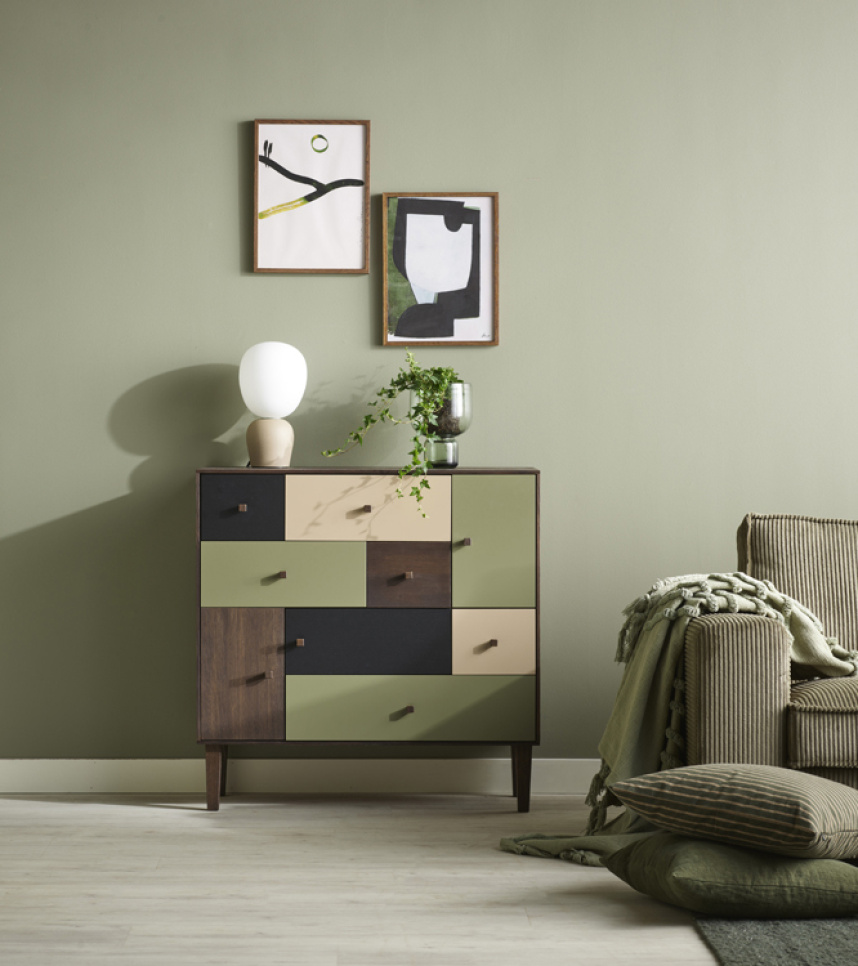 SENSE Byrå Ek/ekfanér Brunoljad Lackad